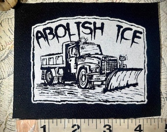 Chasse-neige pouvant abolir la couture ICE sur un patch punk