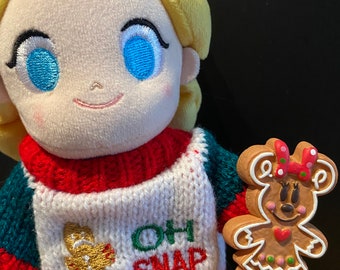 Gingerbread Mouse Cookie Doll Accessory
