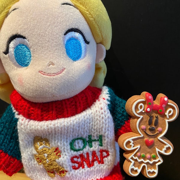 Gingerbread Mouse Cookie Doll Accessory