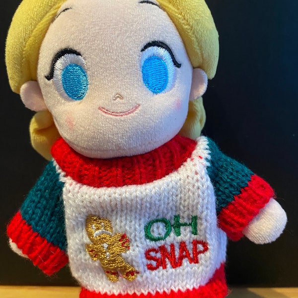 Oh Snap Christmas Doll Sweater