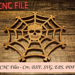 Halloween Trivet Skull DIGITAL file, CNC files for wood carving