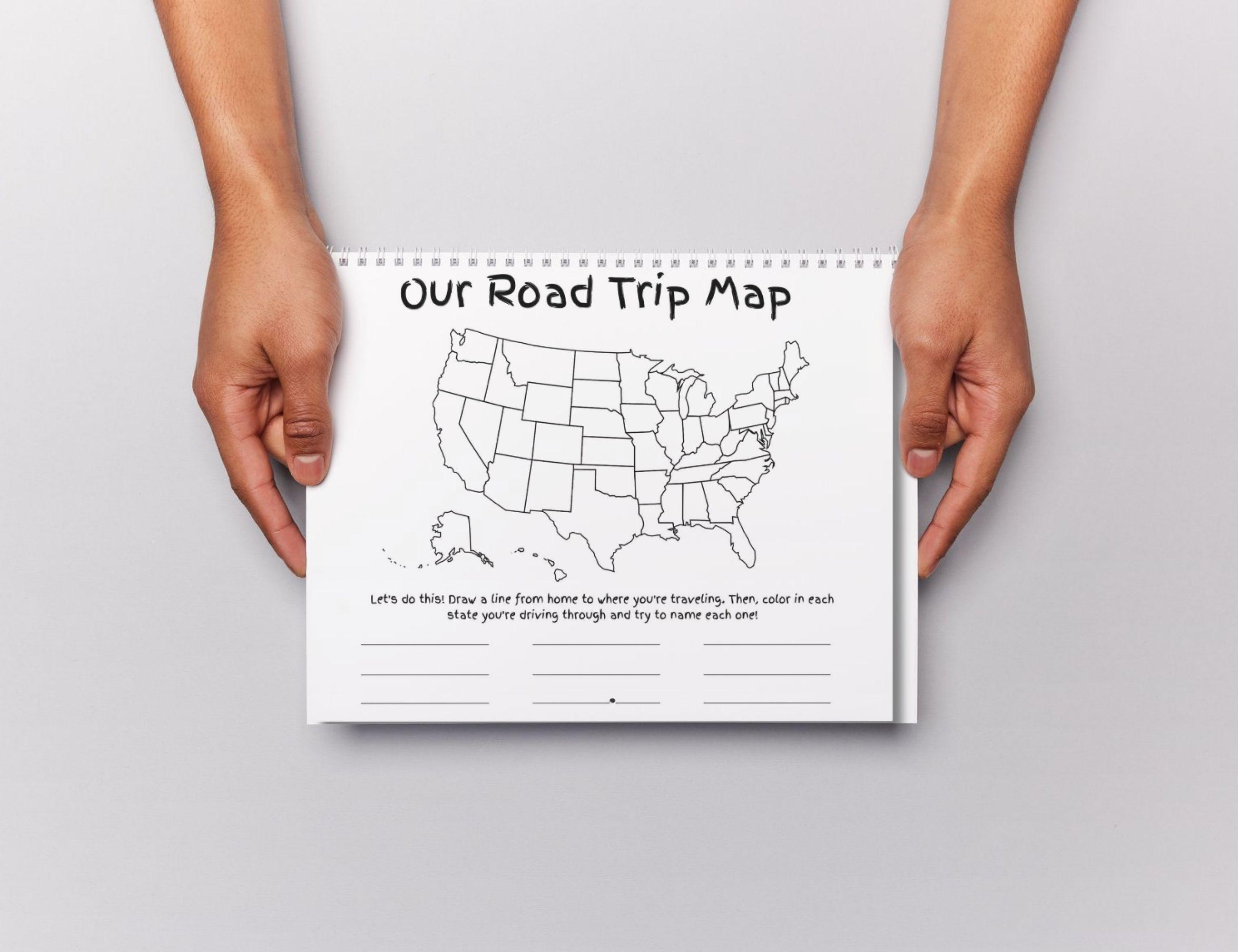 Draw a road trip map | Benkens.blog