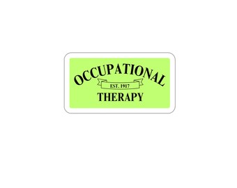 Occupational Therapy sticker, vinyl OT sticker, OT sticker, occupational therapy