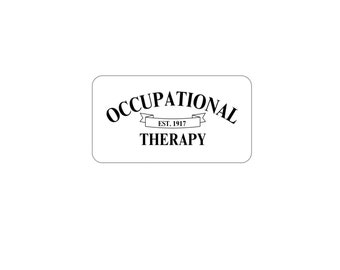 Occupational Therapy sticker, vinyl OT sticker, OT sticker, occupational therapy