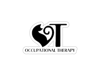 Occupational Therapy sticker, vinyl OT sticker, OT sticker, occupational therapy, OT gift