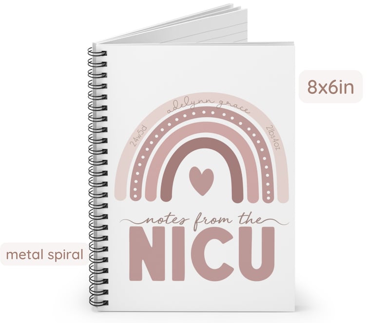 Personalized NICU Journal Gift for NICU Mom Preemie Baby Etsy