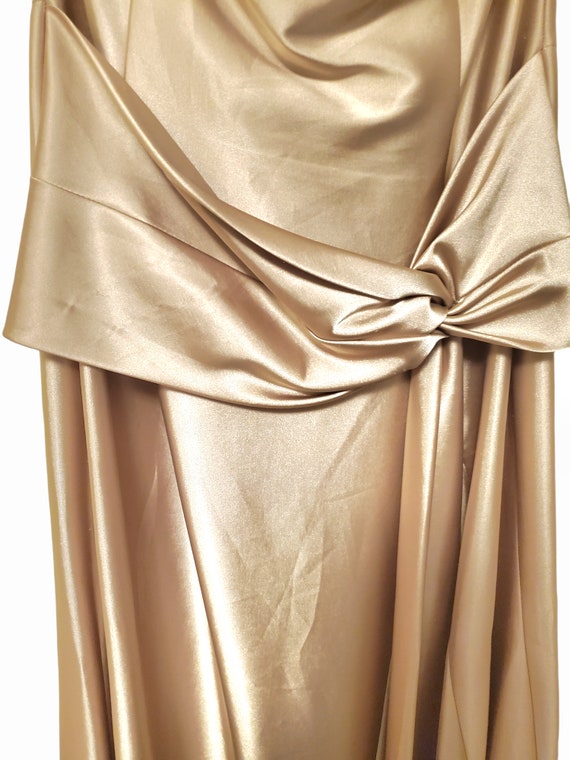 Elegant Vintage Bronze Jessica McClintock Bridal … - image 5