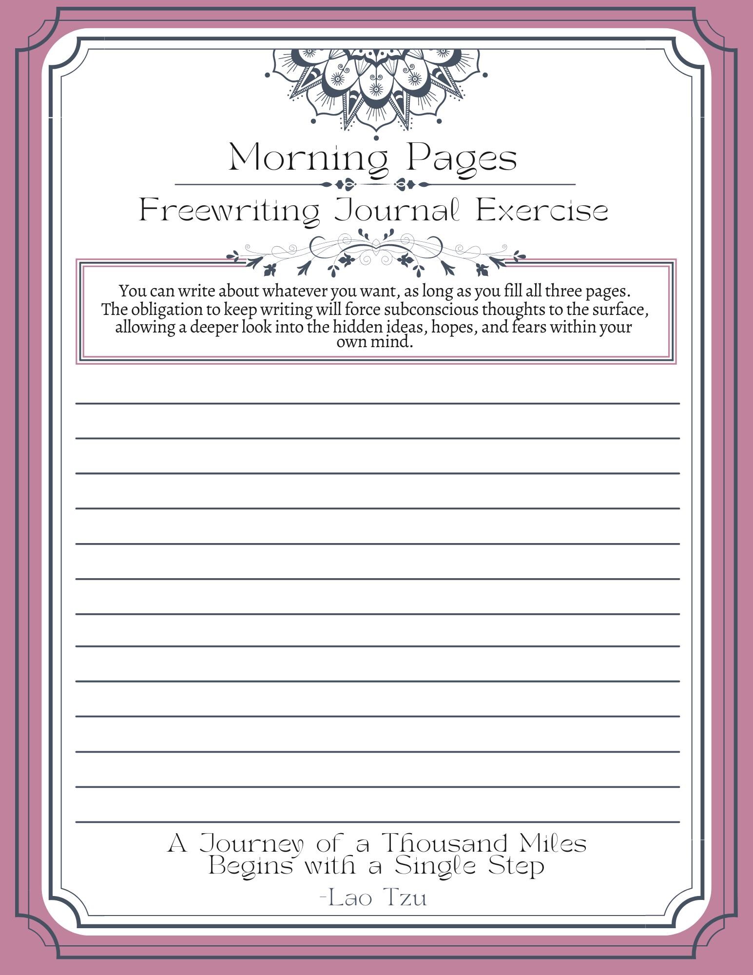 Daily Routine Journal.pdf Printable Daily Journal Routine | Mindfullness Practice | Instant ...