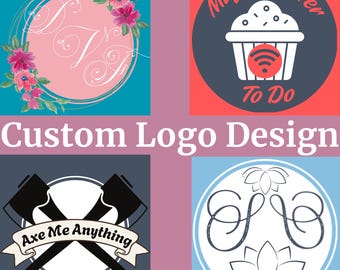 Custom Logo Design for Small Business | Branding & Marketing | Digital Delivery