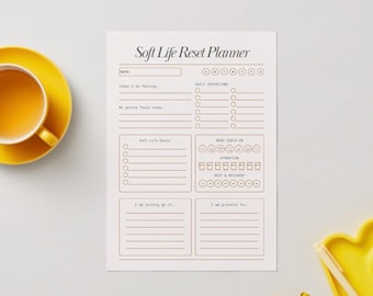 Soft Life Daily Reset Planner