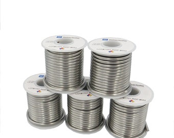 60/40 Solder for Stained Glass - 5 pack (1 lb. spools)