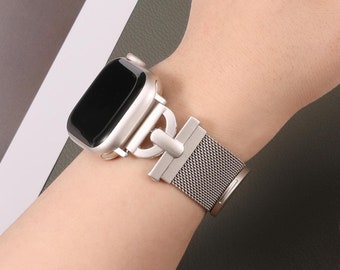 Stainless Steel Magnetic Loop Strap Apple Watch Band 38mm 40mm