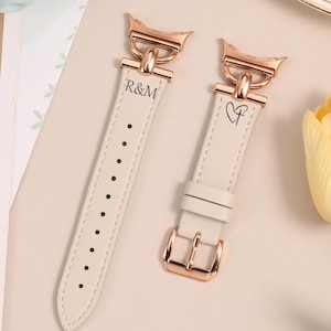Personalized Leather Google Pixel Watch Band Pixel Watch 3 41mm/Pixel Watch 2/1 - Minimalist Luxe Strap, Gift for Her, Custom Engraved