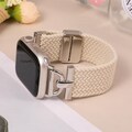Braided Elastic Apple Watch Band with Magnetic Clasp, Minimalist Lightweight Nylon iWatch Strap 42/46/38/40/41/44/45/49mm for Women & Men product logo