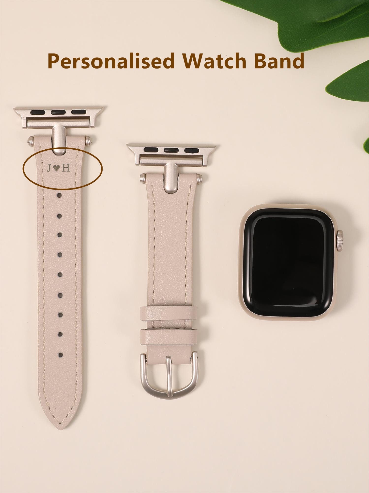 Leather Band for Apple Watch Band Women 38mm 40mm 41mm 42mm 44mm 45mm 49mm with Metal Buckle for iWatch Bands Ultra SE Series 9 8 7 6 5 4 3