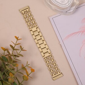 luxury women Fitbit Versa 4 jewelry band