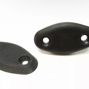 Mazda Miata Sun Visor Delete Block off / Blank Plates MX-5 NA NB 1990-2005
