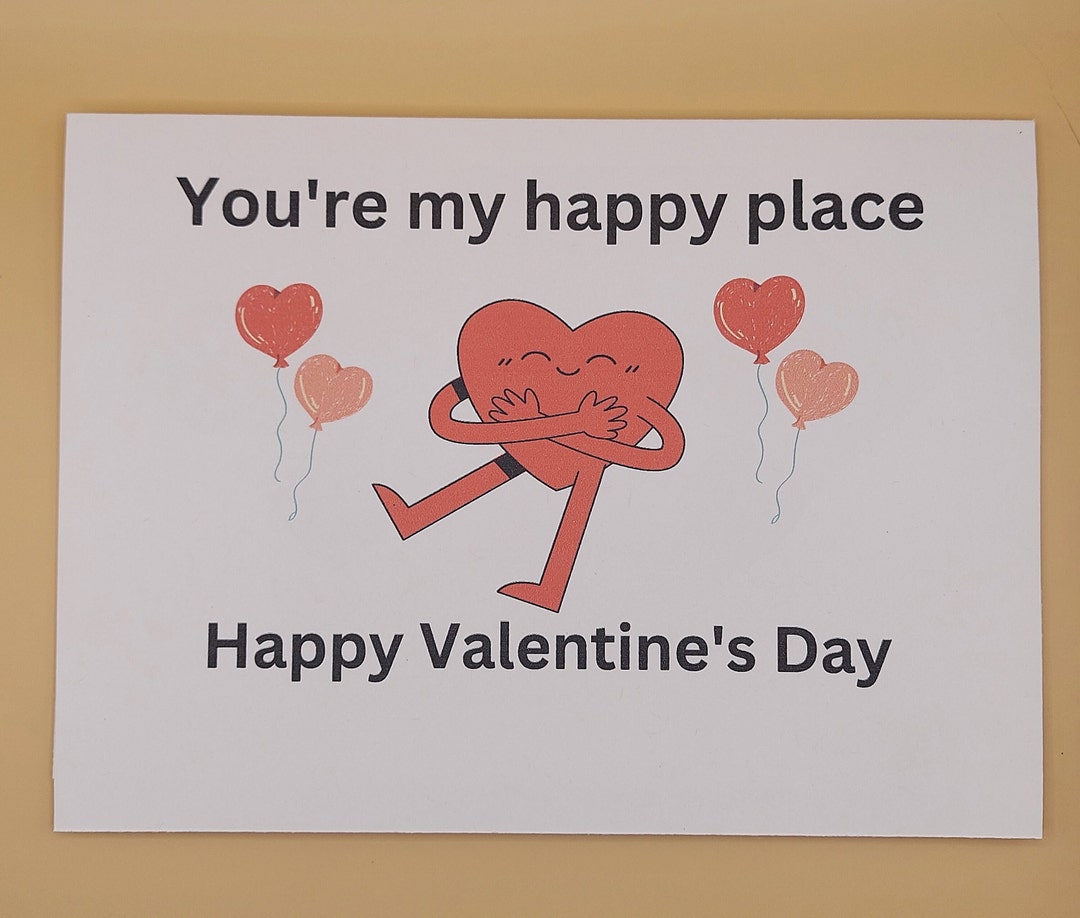 Printable Valentines Day Card for Him Husband Boyfriend Her Wife ...