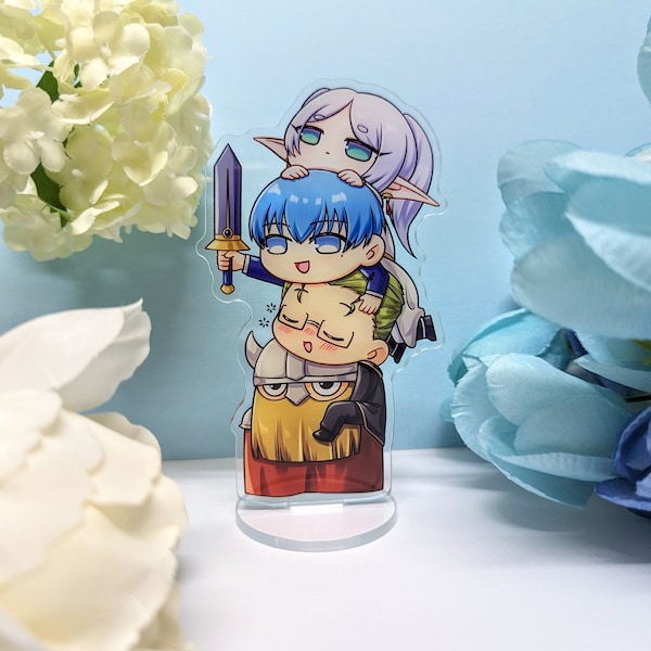 Fantasy Anime Keychains | Hero Party | Acrylic Stand | Elf