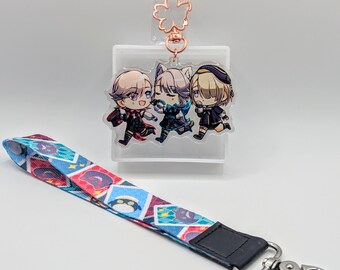 Genshin Lanyard Keychains Sets | House of the Hearth | Acrylic Resin Charms