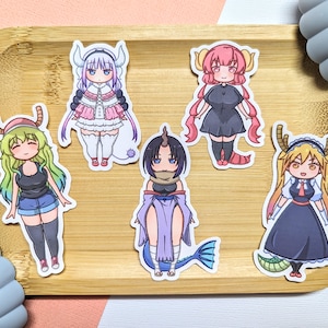 Maid Dragon Stickers | Waterproof Stickers
