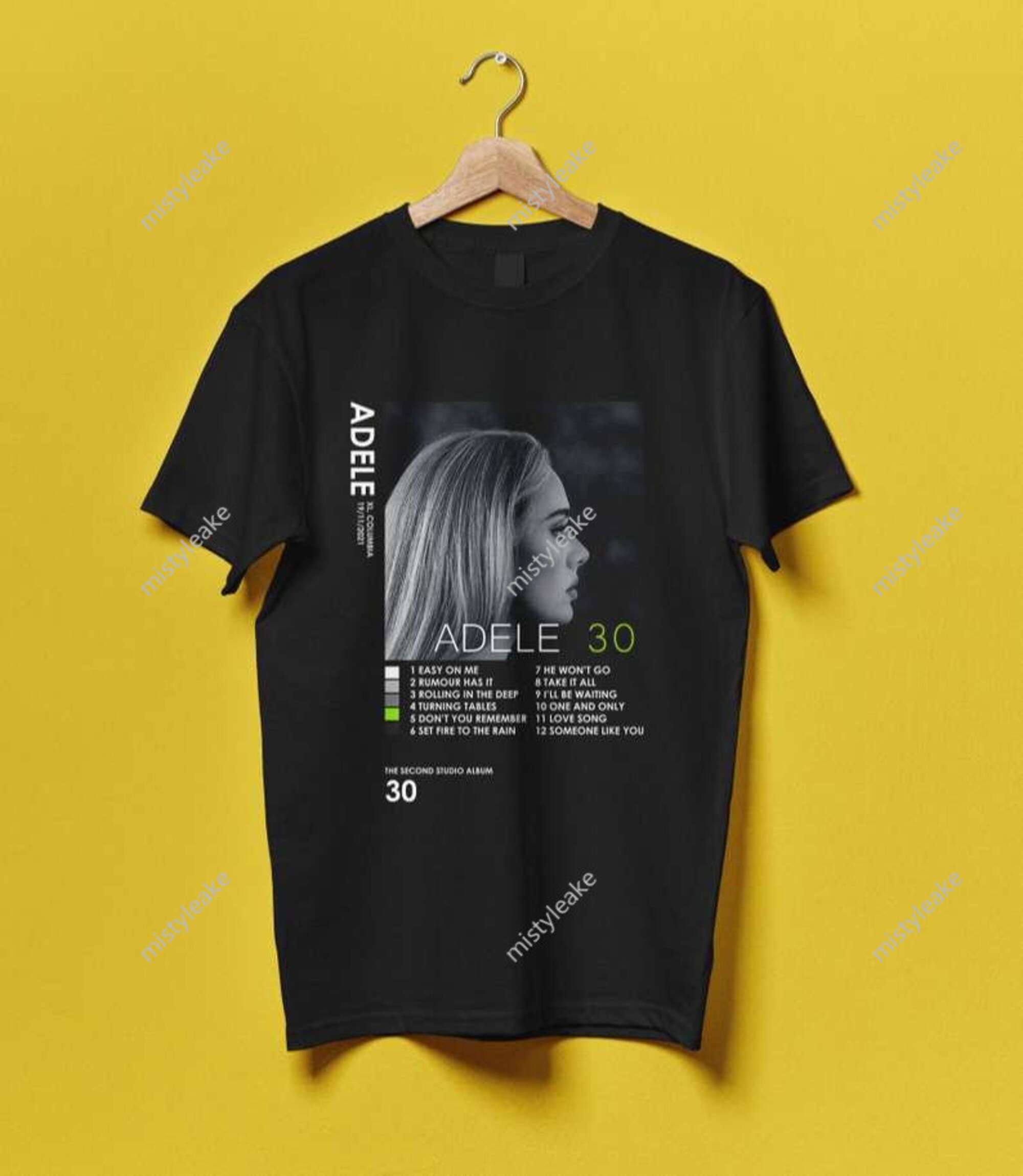 Discover adele album 30 t-shirt