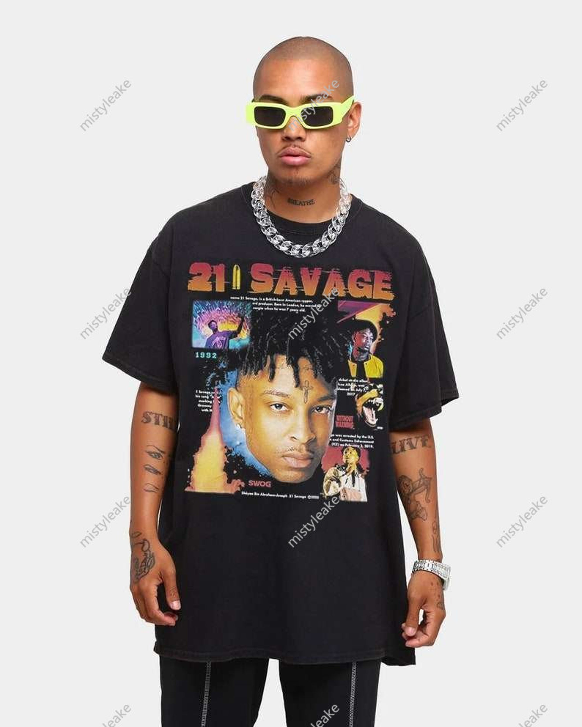 21 savage and metro boomin drop savage mode ii rap t-shirt
