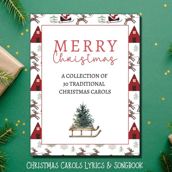Kerstliederen met teksten | Afdrukbare kerstliederen met teksten | 30 traditionele liederen voor Caroling