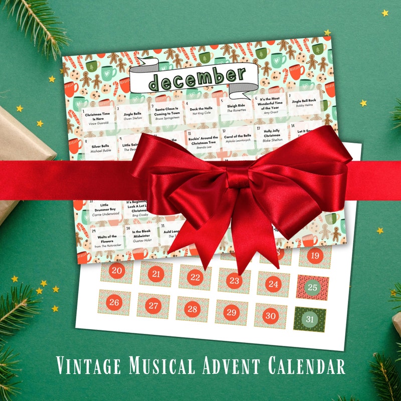 Musical Advent Calendars Etsy