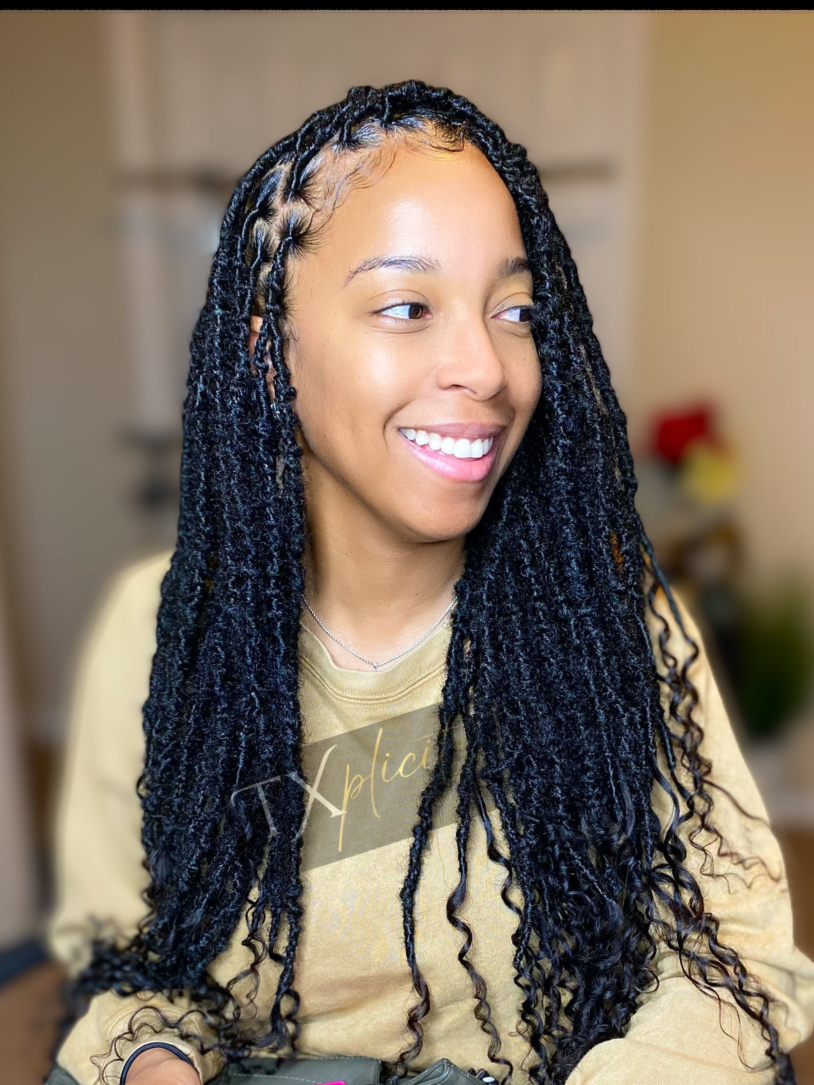 Caribbean Locs Crochet Locs Human Hair Curls -  Canada