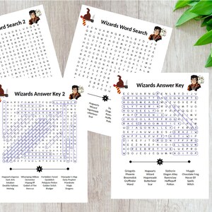 Wizard Word Search Printable Games