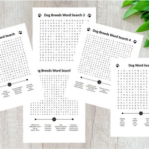 Dog Word Search Games