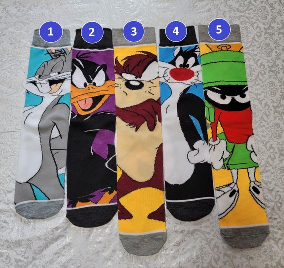 Looney Tunes Socks Etsy