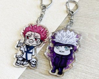 Gojo & Sukuna Charms/Keychains