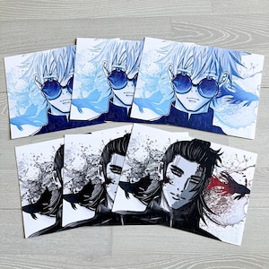 Satoru (Gojo) & Suguru (Geto) A5 Prints