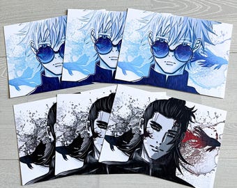 Satoru (Gojo) & Suguru (Geto) A5 Prints
