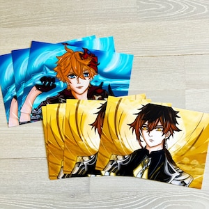 Zhongli & Childe A5 Prints