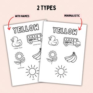 Toddler Learning Colors Activities Printable Coloring Pages and Fine ...
