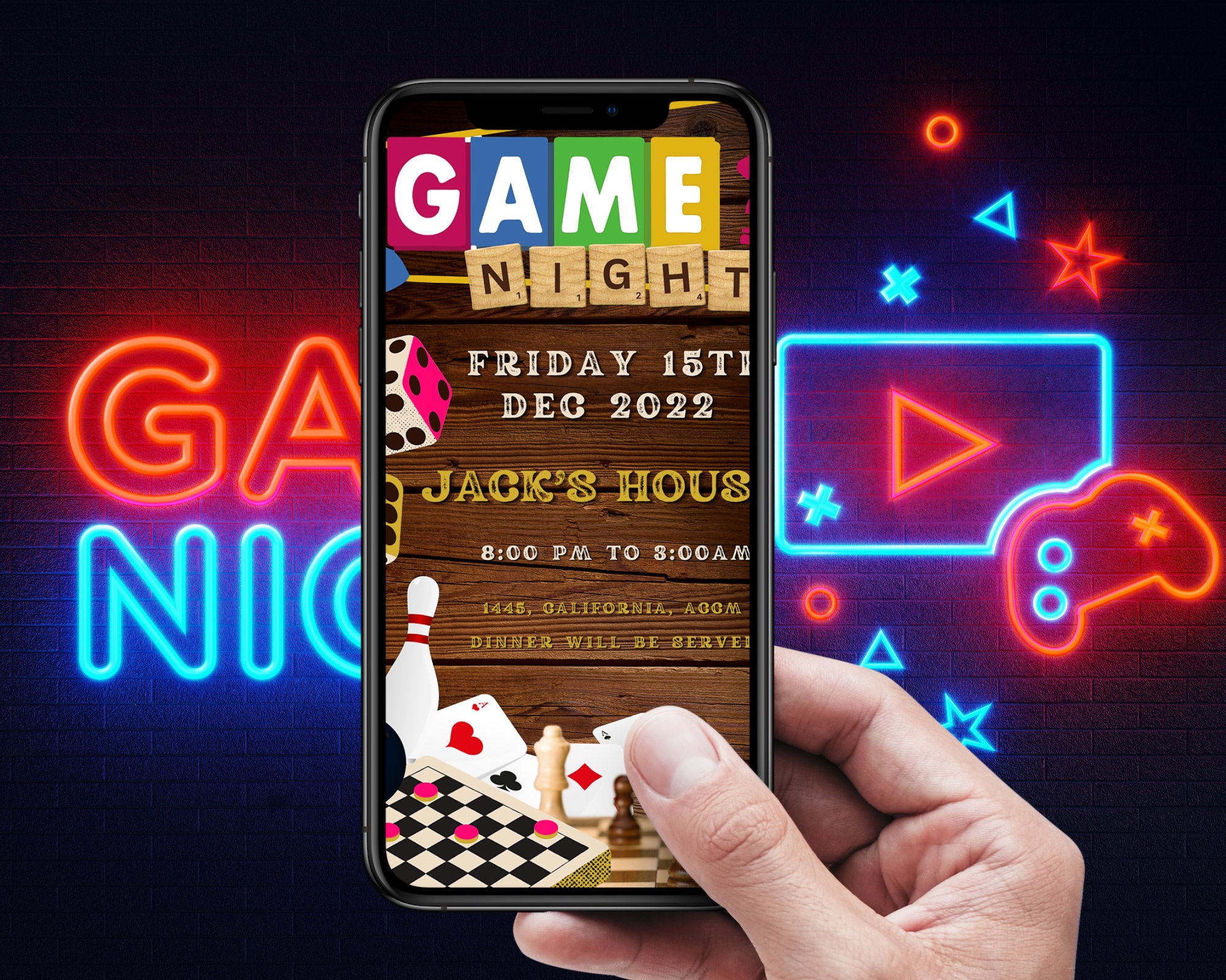 Game Night Flyer, Game Night Invite, Family Game Night, Game Night