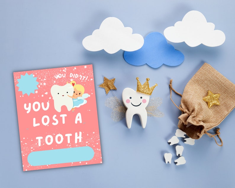 Tooth Fairy Money Card Bundle, Tooth Fairy Gift, Customizable Money