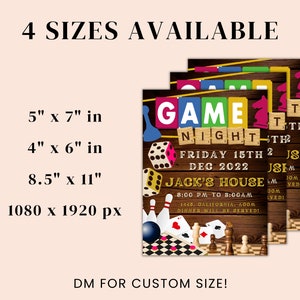 Game Night Flyer