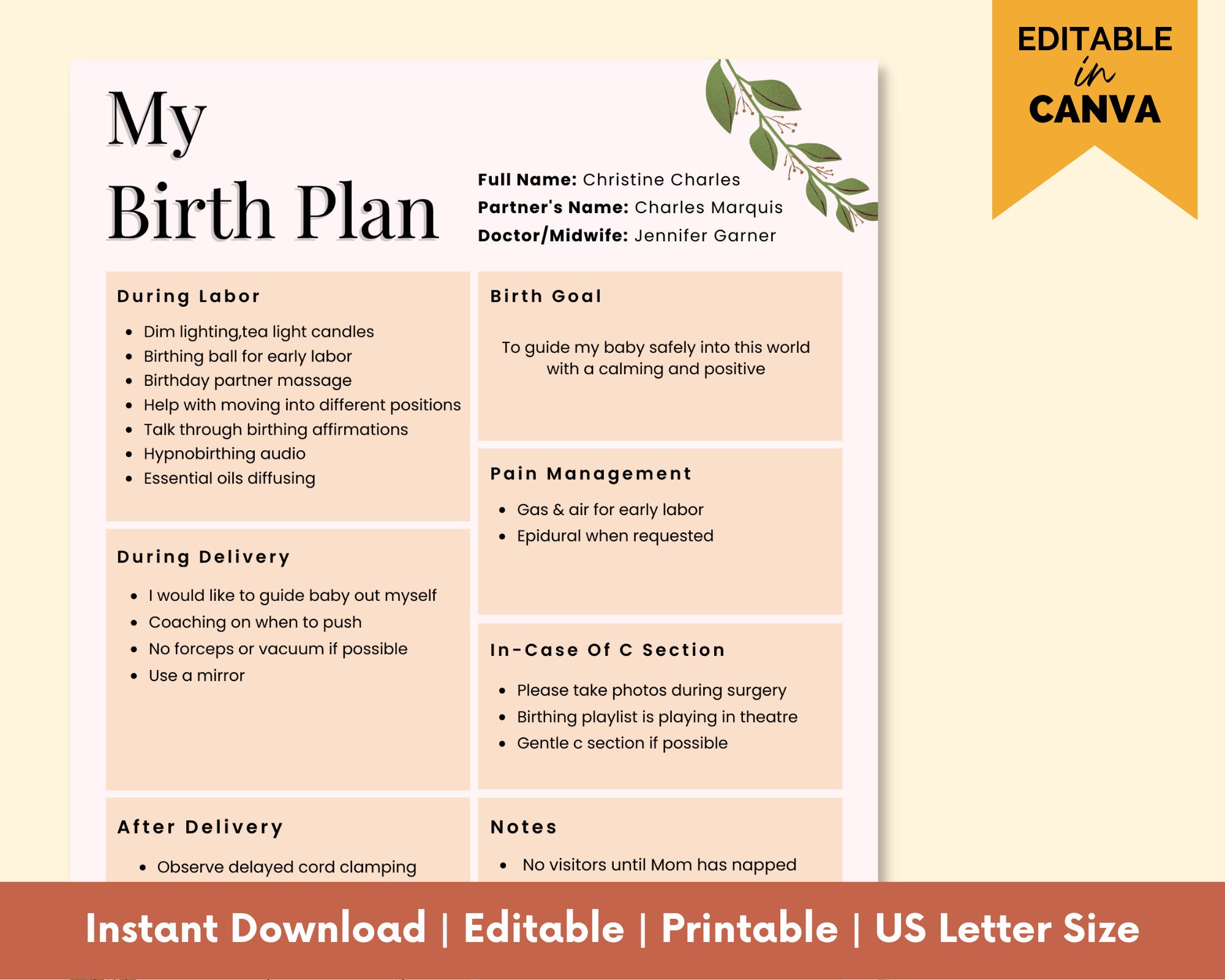 Making a birth plan - what to include, purpose, benefits