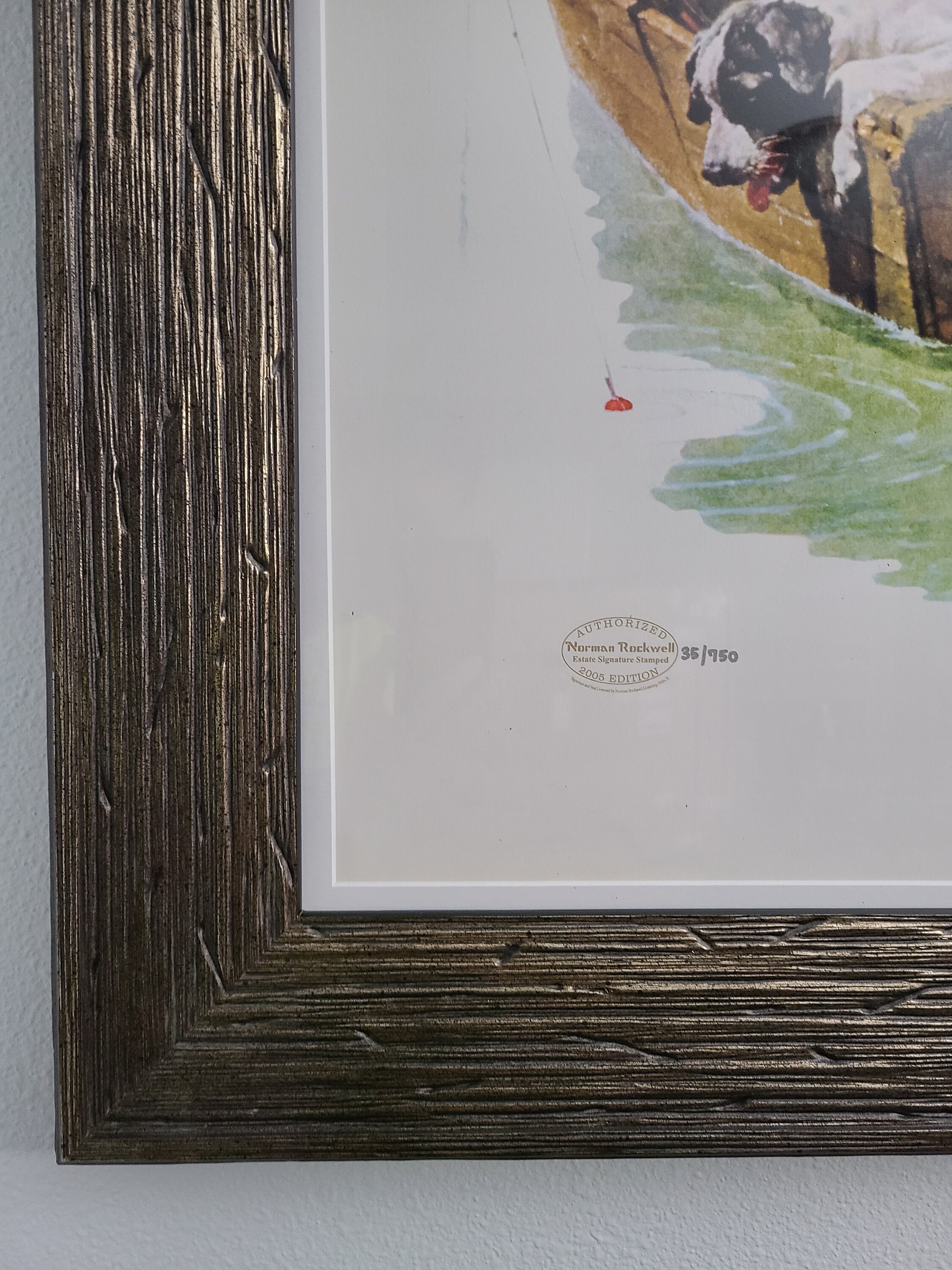 Gone Fishing by Norman Rockwell Etsy