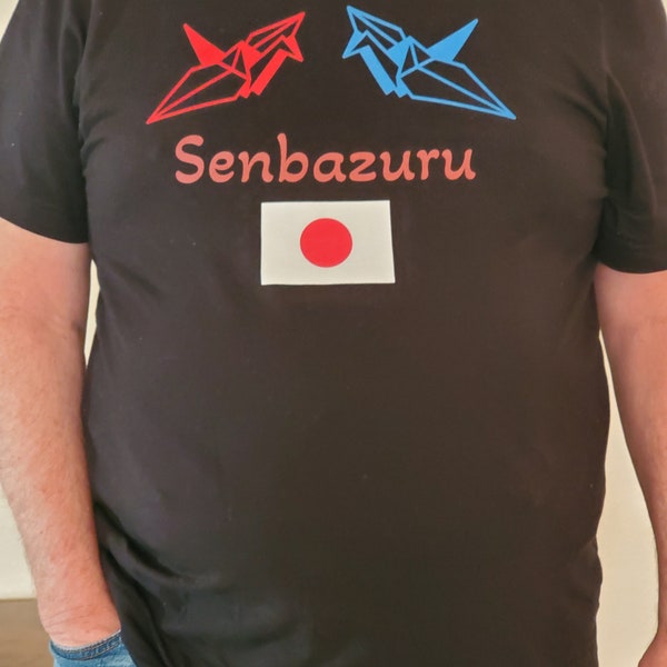 Senbazuru origami Tee shirt