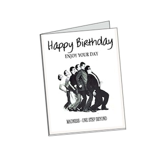 Madness Greeting Card. A5 or A6, Any Occasions,  Birthday. Anniversary, Thank You, Congratulations, Sorry Your Leaving...