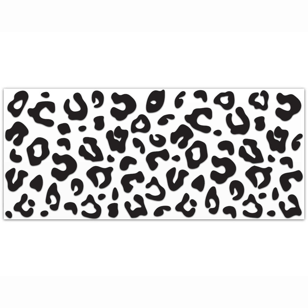 Leopard Print Svg Libbey Glass Wrap Svg, Cheetah Print Svg 16oz Libby