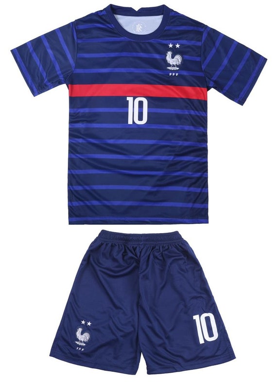 France Soccer Mbappe 10 Fans Youth Kids Jersey Shorts Etsy France Soccer Mbappe 10 Fans Youth Kids Jersey Shorts Etsy