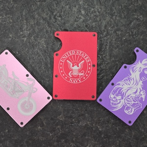 Cartera de metal personalizada