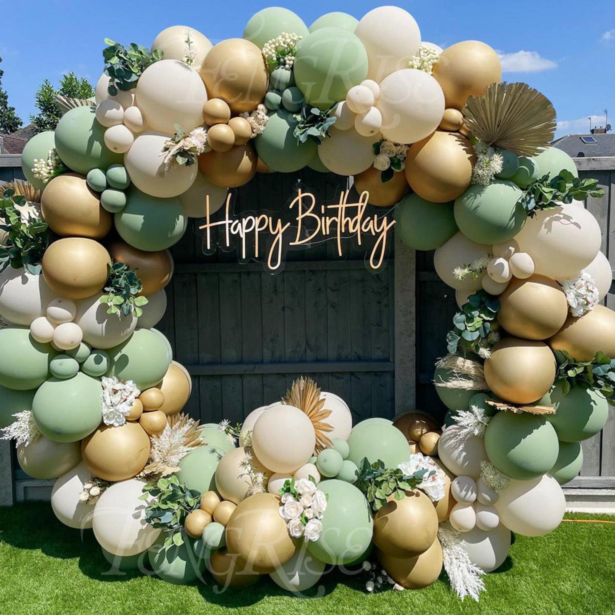 263 Pc Sage Green Baby Shower Decorations For Boy Or Girl, Gender Neutral  Mint Balloons Garland Kit, Greenery BABY Boxes, Eucalyptus Oh Baby Backdrop