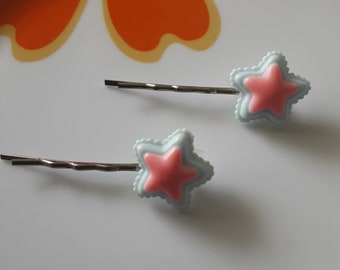 Little Blue Star Bobby Hair pin